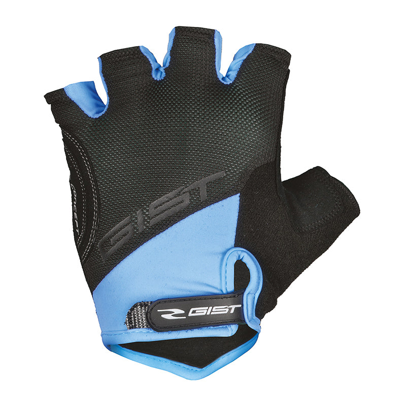 Gants Vélo Court Gist D-Grip Gel Été Bleu M (Paire Sur Carte) Avec Velcro