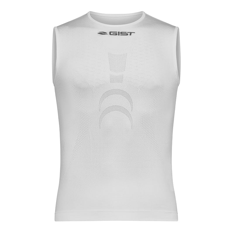 Sous Maillot - Maillot Gist Lady - Femme Sans Manches Canotta Blanc L-XL