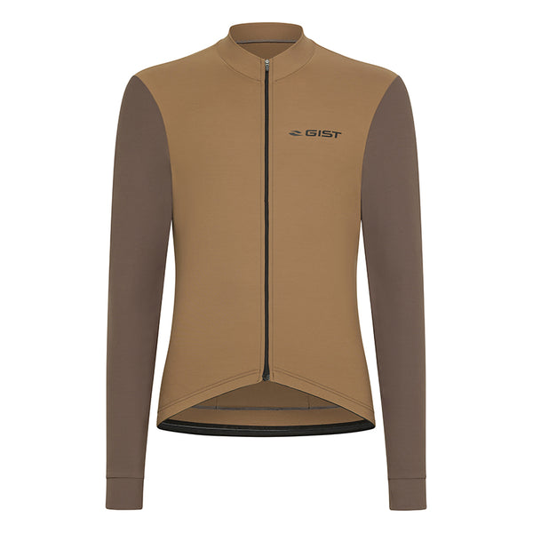 Maillot Gist Hiver Zero Terre Marron Manches Longues M