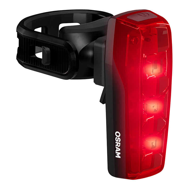 Éclairage Vélo Usb Arrière Sur Tige De Selle Osram Race Noir Fonction Éclairage Automatique-Feu Stop (Autonomie Jusqu'A1