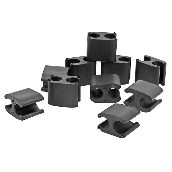 Attache Gaine Frein-Dérailleur Elvedes Noir 4,1 - 5 mm (Vendu Par 10)