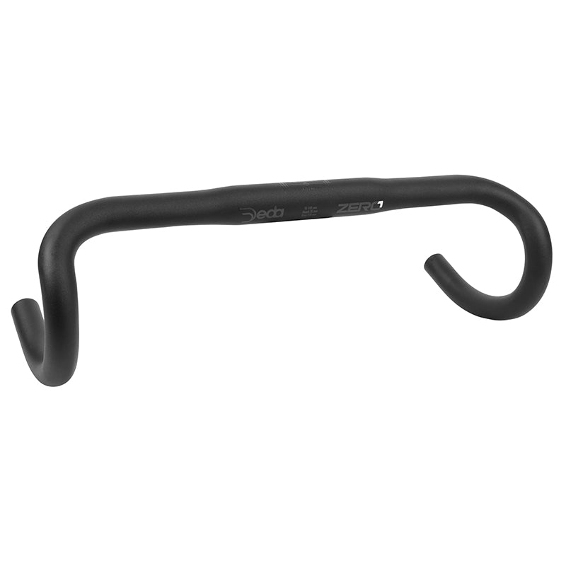Cintre Route Deda Zero 1 Alu Noir Mat 31,8 Ergo L 44 Extérieur (42 cm Axe-Axe)