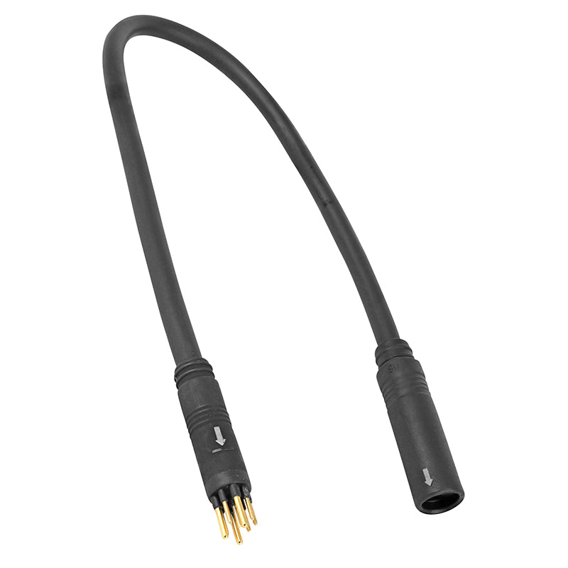 Câble Rallonge Connexion Moteur Roue - Moyeu Bafang Lg 400 mm -Eb 1T1 F - G9.1-M9.1- (Connectique 9 Pins Males - 9 Pins 