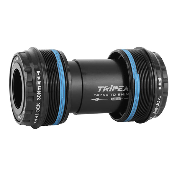 Cuvette Intégré Boîtier Filete Route VTT Tripeak Diam T47 mm (Boite De 68-73 mm) Axe 24 mm