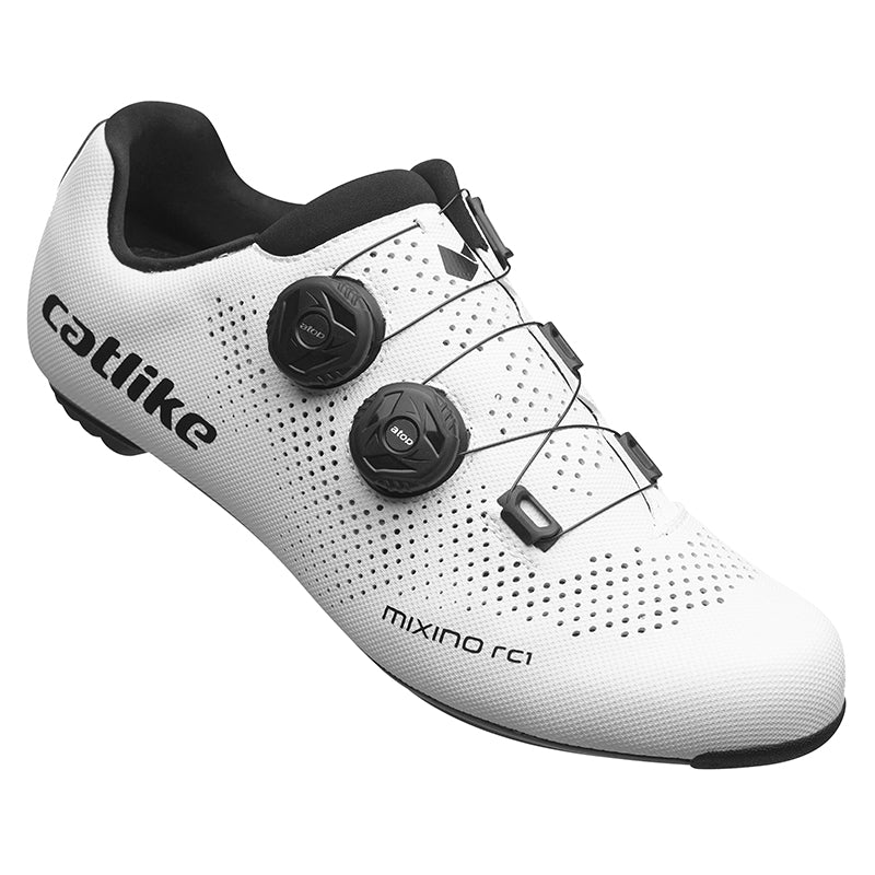 Chaussure Route Catlike Mixino Rc1 Blanc T41 Semelle Carbone Extra Airflow Fixation Par 2 Molette Micrometrique Atop Com