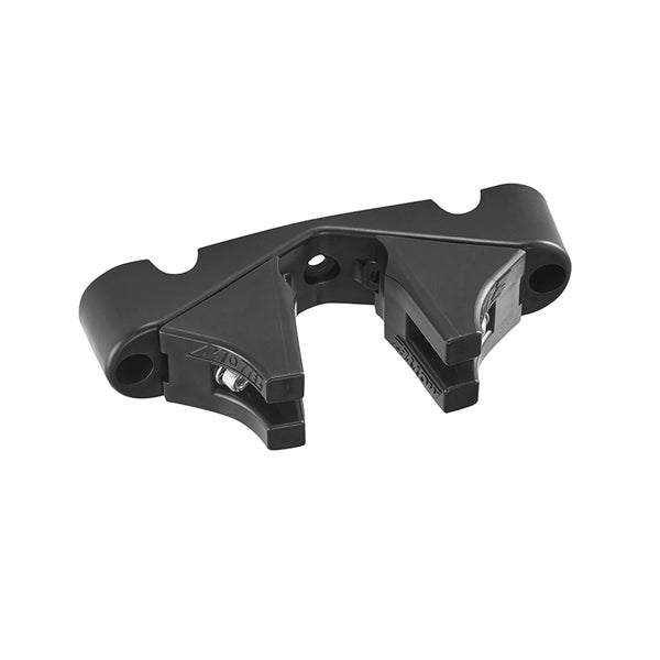 Support Mural Crochet Bloque Pneu Mottez Pour Rangement Vélo Horizontal - Vertical Noir (Fixation Pneu 23 A 70 mm) -Poid