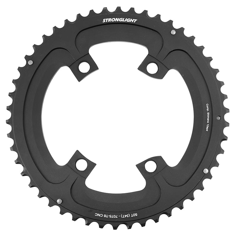 Plateau Route 4 branches Ã˜ 110 Pour Shimano Ultegra R8100- Dura-Ace R9200- 105 R7100 Stronglight Double 50 dents Extéri
