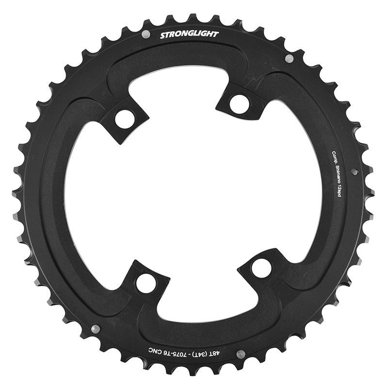 Plateau Route 4 branches Ã˜ 110 Pour Shimano Ultegra R8100- Dura-Ace R9200- 105 R7100 Stronglight Double 48 dents Extéri