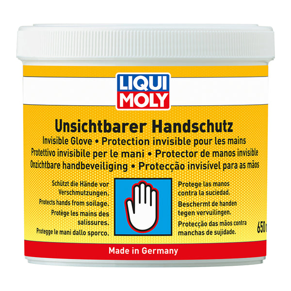 Lotion De Protection Gant Invisible Pour Les Mains Liqui Moly (Pot 650 Ml) -Teste Dermatologiquement-