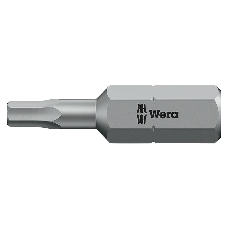 Embout Wera 840-1 Hex Plus Z 1-4 6 Pans-Allen 3 mm L 25 mm -Marque Allemande Pour Les Ateliers-