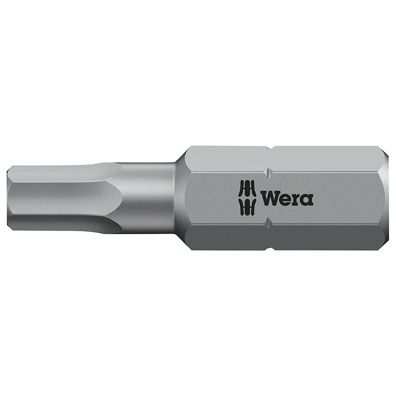 Embout Wera 840-1 Hex Plus Z 1-4 6 Pans-Allen 4 mm L 25 mm -Marque Allemande Pour Les Ateliers-