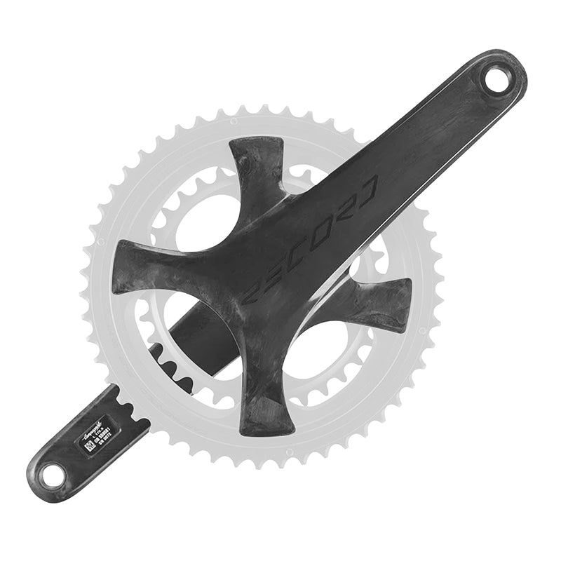Manivelle Droite + Gauche Route Campagnolo 13V. Record Carbone-Titane Noir 170 mm