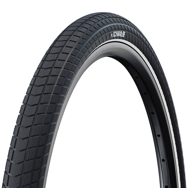 Pneu VTT Urbain - VAE 20 X 2.15 Schwalbe Motion Super Moto-X Noir Tr (55-406) Renfort Green-Guard Flanc Reflex Homologué
