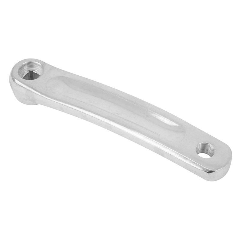 Manivelle Gauche 170 Newton Alu Forge Large Argent (Carré Decale) (Sur Carte)