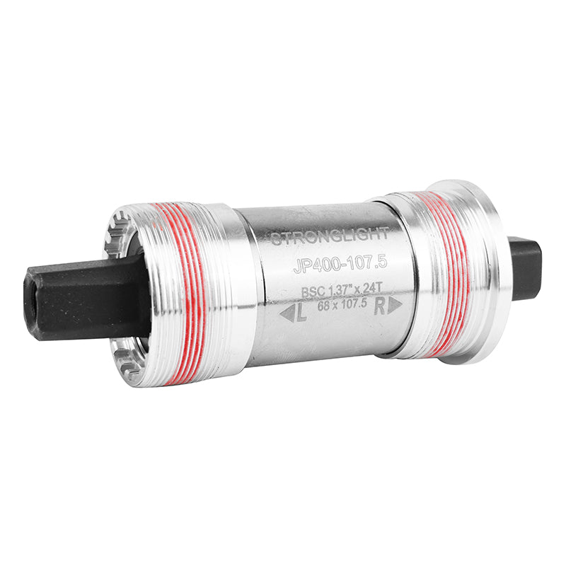 Boîtier Pédalier Stronglight Carré Jp400 Tout Alu 107 mm (Boite De 68) Filetage Anglais - Bsc - 1,37X24