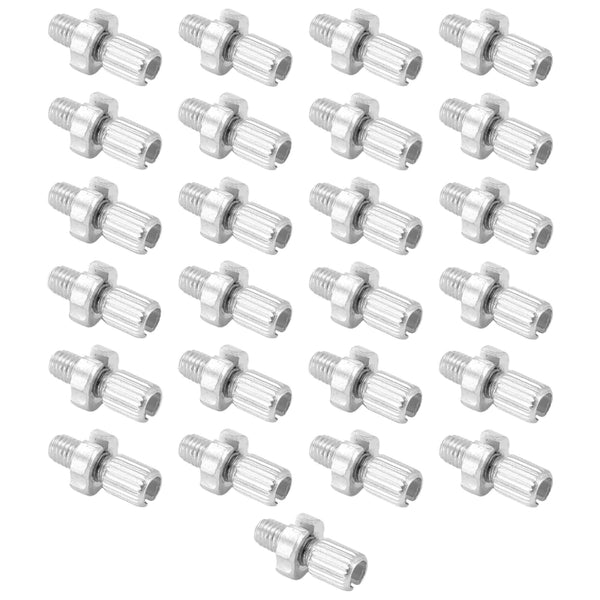 Vis Creuse Tendeur De Câble Vélo M 7 L10 mm Fendue Alu (Sachet De 25 Pieces)