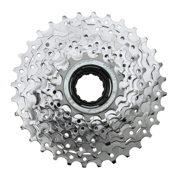 Roue Libre 8V. Sunrace 13-32 Argent Indexee (En Boite) (Compatible VAE Moteur Roue Arrière) 13-14-15-16-18-21-24-28-32