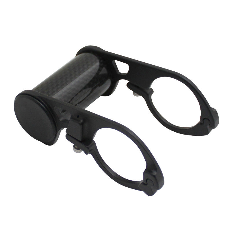 Support Compteur Carbone Pour Cintre 31,8 mm Noir 32G (Largeur 45 mm Et Diamètre 25 mm)