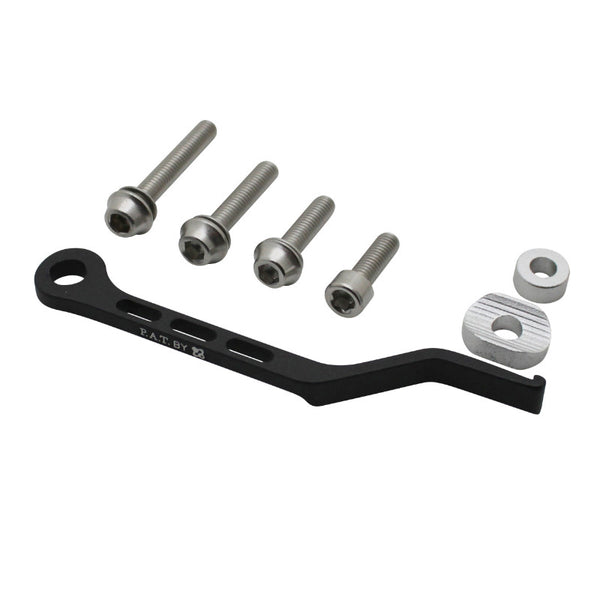 Anti-Saut De Chaîne Vélo P2R Patte Anti-Deraillement Pour Pédalier 53-39-50-34 Alu Noir