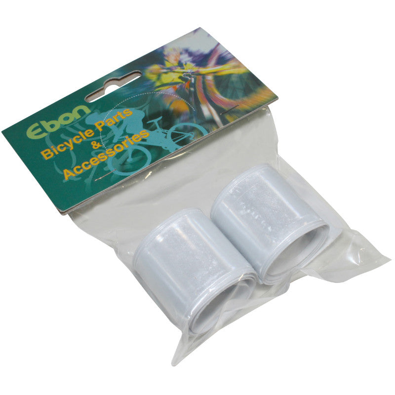 Brassard De Sécurité P2R Pour Bras Ou Jambe Blanc Reflechissant L330X35 mm (Paire)