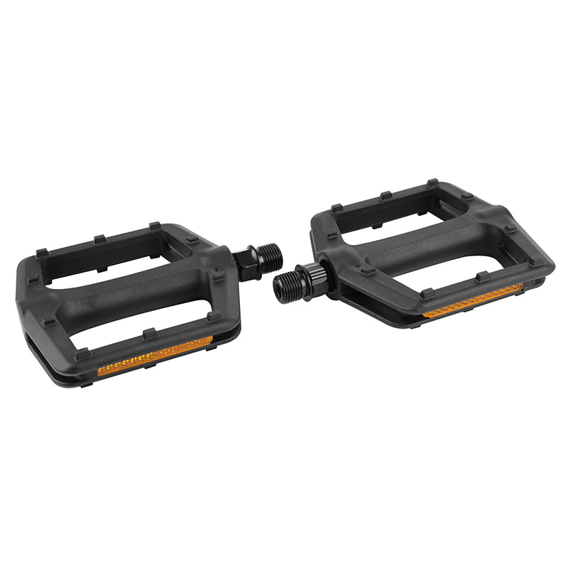 Pédale BMX Newton Résine Noir 9-16" 112X105X25 mm (Paire)