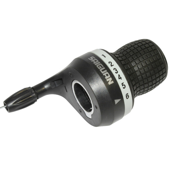 Manette VTT P2R Droite Gripshift Indexe 6V. - Poignée Tournante