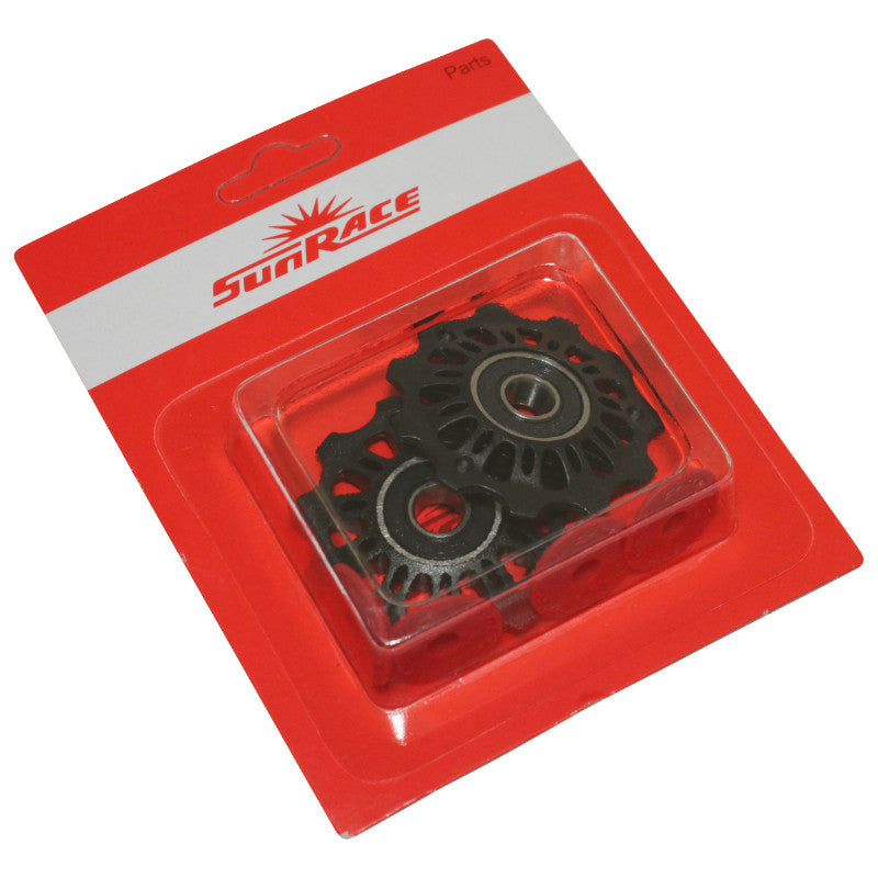 Galet Dérailleur Sunrace 11 Dents Base Pour Dérailleur 9-8-7V. M97-M91-M57-M41 (Blister De 2) - Compatible Shimano 9-10-