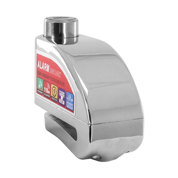 Antivol Bloque Disque P2R Avec Alarme Sonore Diam 6 mm Chrome