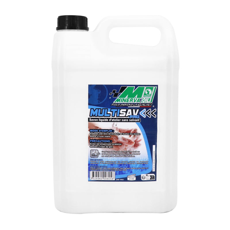 Savon-Nettoyant Mains Minerva Liquide Multi-Usage Sans Solvant (5 L)