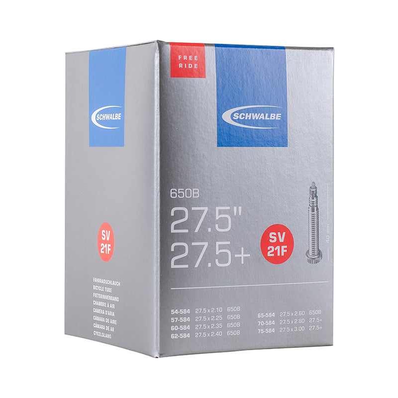 Chambre A Air Vélo 27.5 X 2.10-2.85 Schwalbe Valve Presta Obus Demontable Tout Alu (27.5+) (Sv21F)