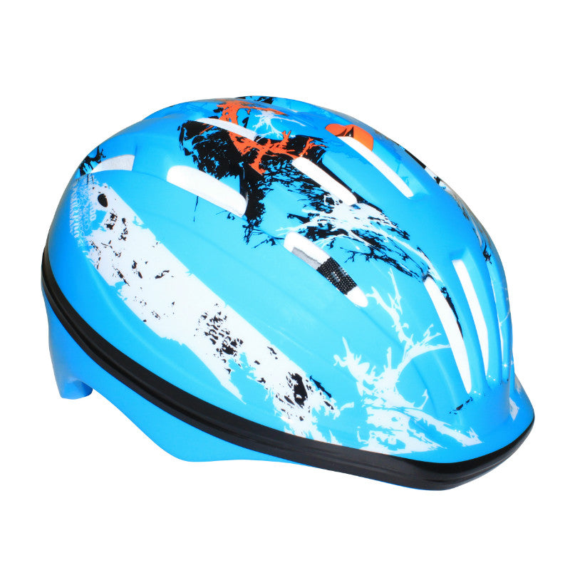 Casque Vélo Enfant-Bebe Newton Graff Bleu Avec Lock Taille 44-48 (Vendu En Boite)