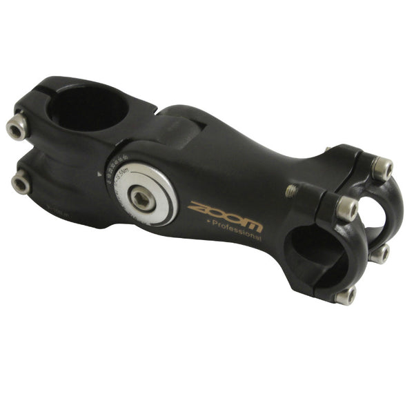 Potence VTT-VTC P2R Réglable Noir 25.4 L 105 mm Pour Pivot Fourche 1"1-8 Capot Noir