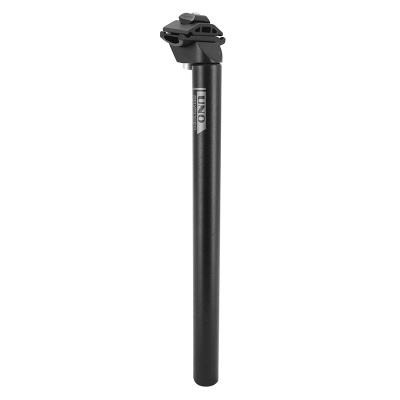 Tige De Selle VTT Alu Uno Noir Diam. 27.2 L350 mm (Série Spéciale Visserie INOX)