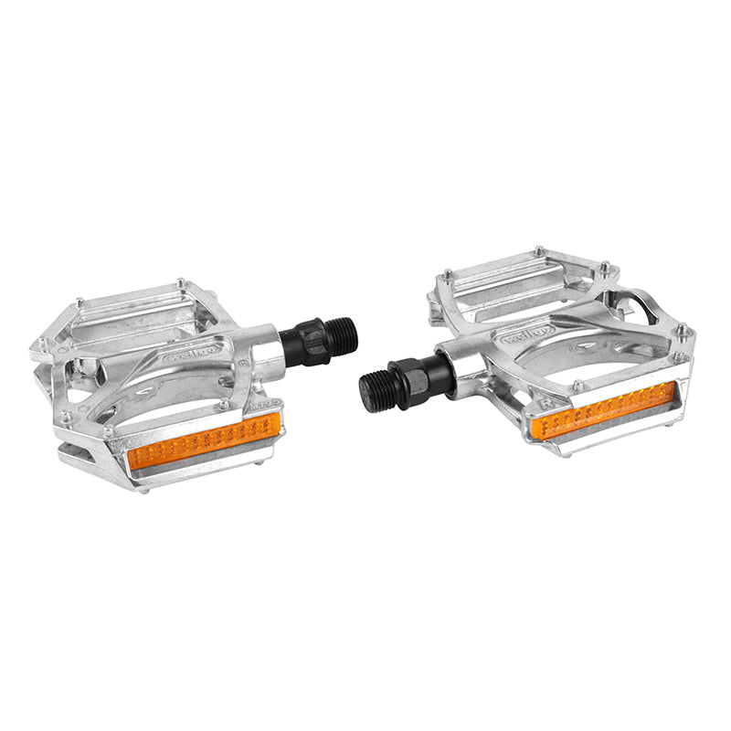 Pédale VTT - BMX Newton Alu Argent 9-16" Roulement Du (Paire)
