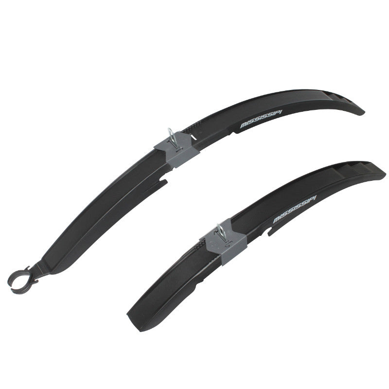Garde Boue City-VTC Rapide 28" Polisport Mississipi Noir AV+AR Pour V-Brake-Disque (Paire)