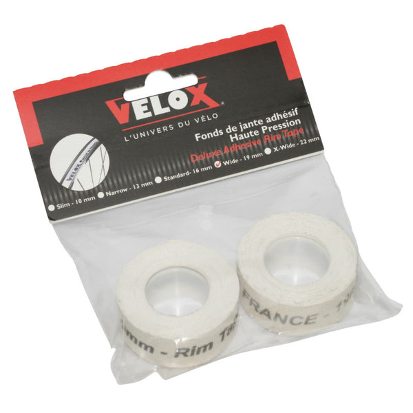Fond De Jante Velox Tressé Adhesif En 19 mm Longueur 2M (2 Pieces Sur Carte)