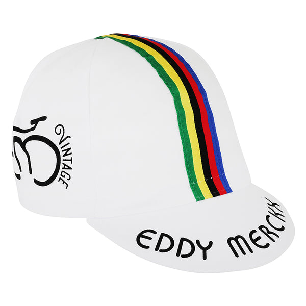 Casquette Vintage Merckx Champion Du Monde Blanc
