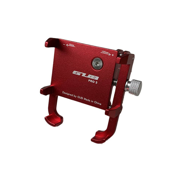 Support téléphone GUB Pro 3 rouge - Generic - Vélo Shop Obernai