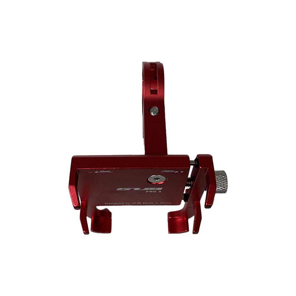 Support téléphone GUB Pro 3 rouge en situation