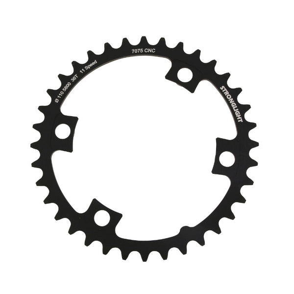 Plateau Route 4 branches Ø 110 Pour Shimano 105 5800 Stronglight 36 dents Intérieur Noir Compatible Ultegra 6800 - Dura-