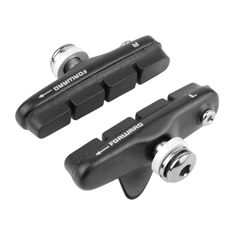 Porte Patin Frein Route A Cartouche Newton Type Shimano Alu Noir 55 mm (1 Paire)