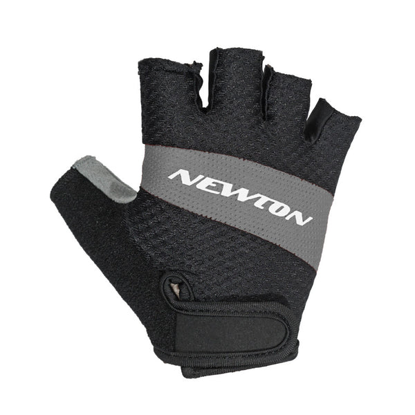Gants Vélo Court Newton Tech Gris-Noir S (Paire Sur Carte)