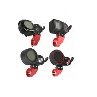 Red alloy display support Minimotors Zero - vue 2