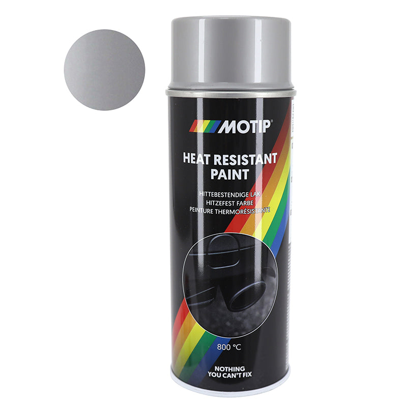 Bombe De Peinture Motip Pro Haute Temperature 800 Argent Aerosol 400Ml (04032)