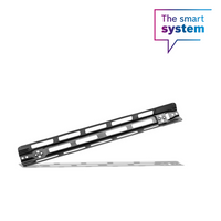 Rail de montage avec protection d'arête PowerTube 500 vertical, axial (BBP375Y)