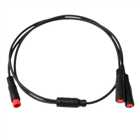 Câble en Y contact NO pour MTe/HSe, 2 prises Higo Mini B femelle et 1 mâle