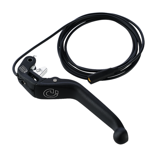 Levier de frein MT5e HIGO fermant (NO), levier aluminium 3 doigts, câble 1400 mm