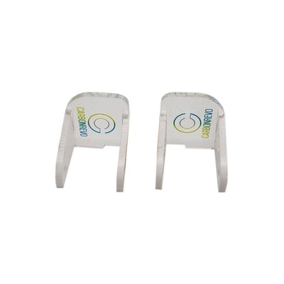 Carbon Revo White Front LED Cover - 1 Pair - Dualtron RAPTOR/1/2/ULTRA