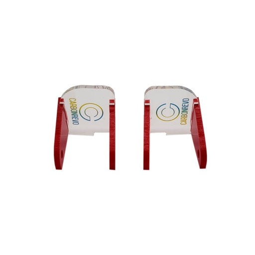 Carbon Revo Cache Pour LED Avant Rouge - 1 Paire - Dualtron RAPTOR/1/2/ULTRA