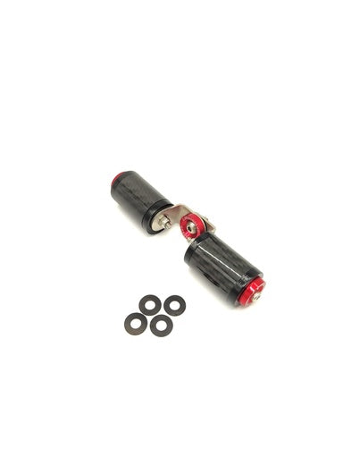 Carbon Revo Rear Headlight Bracket (pair) - Ninebot